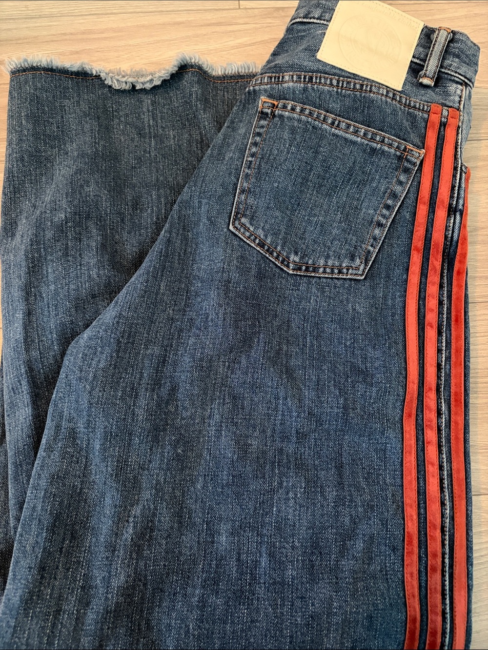 Little Sunny Bite Wide Leg Striped Jeans
